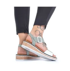 Rieker Keilsandalette mint S14 V3660-52