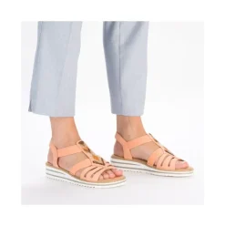 Rieker Keilsandalette Schlupf  apricot S14 V0651-38