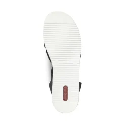 Rieker Keilsandalette Schlupf schwarz S14 V02C1-00