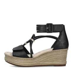 Rieker Keilsandalette schwarz S14 68794-00
