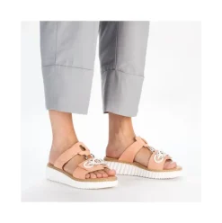 Rieker Pantolette H - Weite Extraweit apricot S14 63294-38