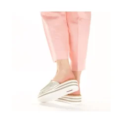 Rieker Pantolette silber metallic S14 V0290-90
