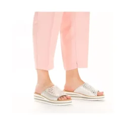 Rieker Pantolette silber metallic S14 V0290-90