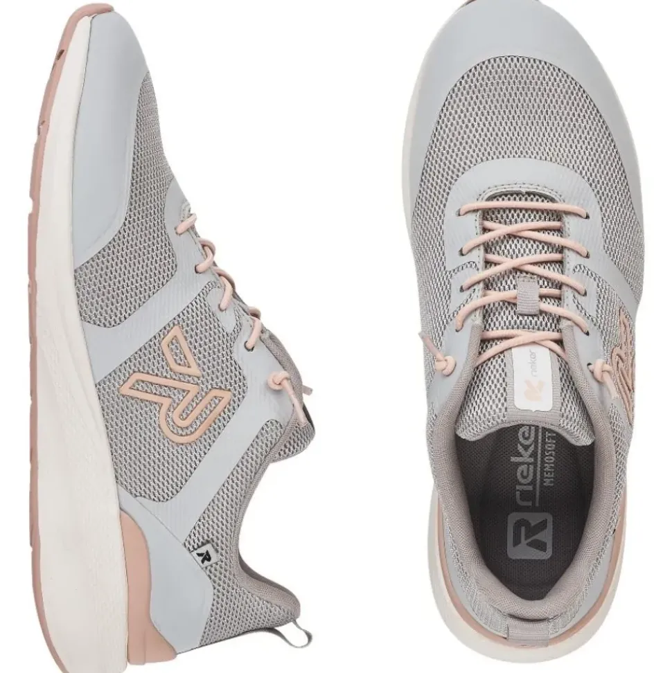 Rieker R- Evolution Damen Sneaker low Gummisenkel grau S12 40102-40