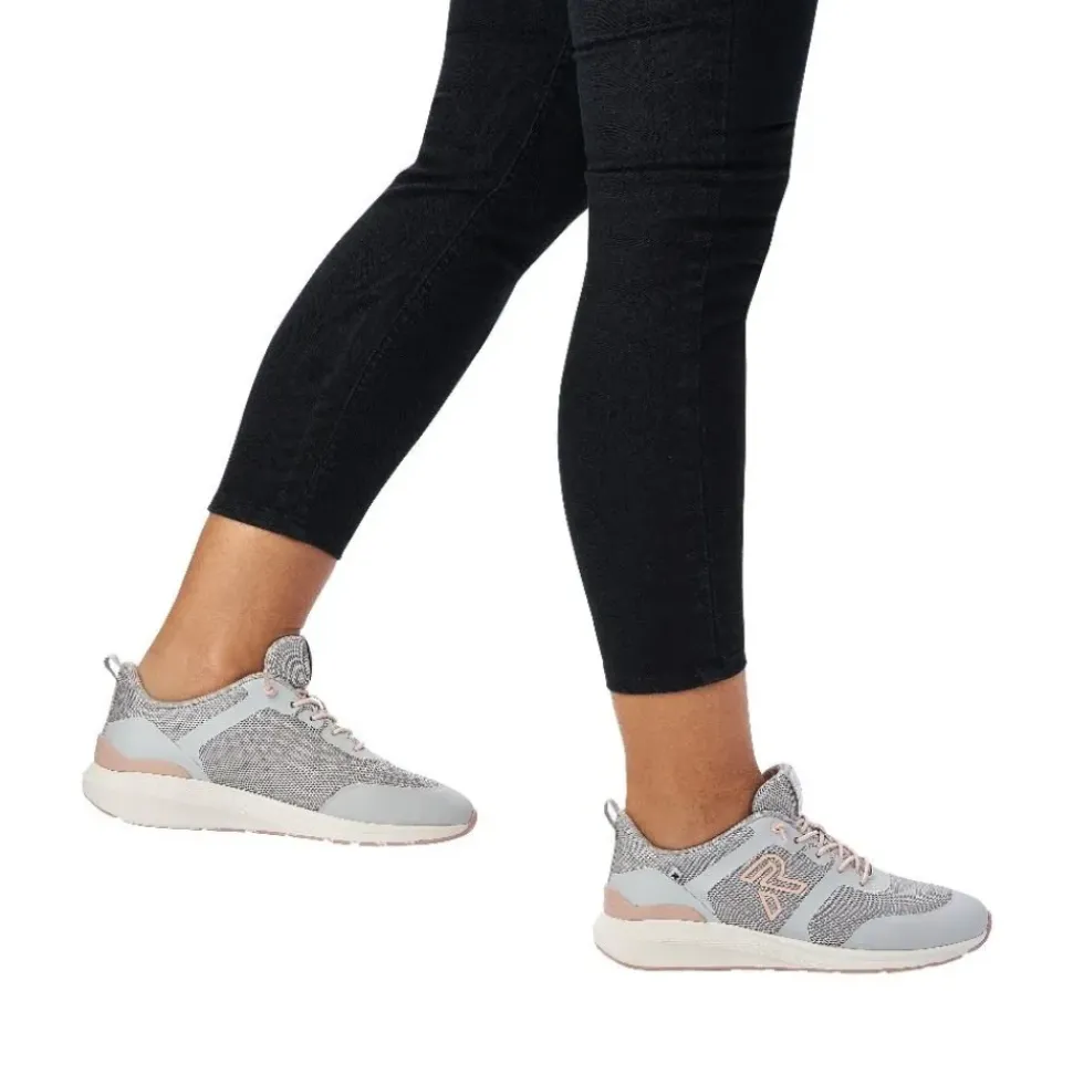 Rieker R- Evolution Damen Sneaker low Gummisenkel grau S12 40102-40