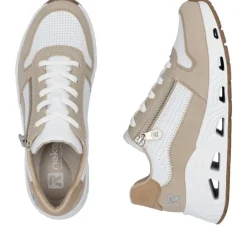 Rieker Revolution Sneaker weiss braun S15 N5204-80