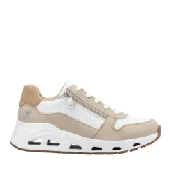 Rieker Revolution Sneaker weiss braun S15 N5204-80