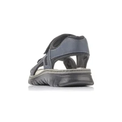 Rieker Sandale Trekking Klettverschluss blau 26761-14