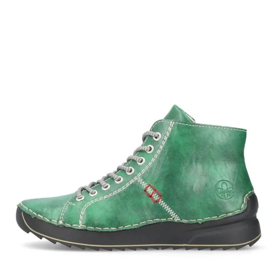 Rieker Schnürstiefelette grün S24 71510-52