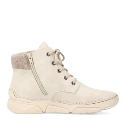 Rieker Schnüstiefel beige TEX Membran S24 45900-60