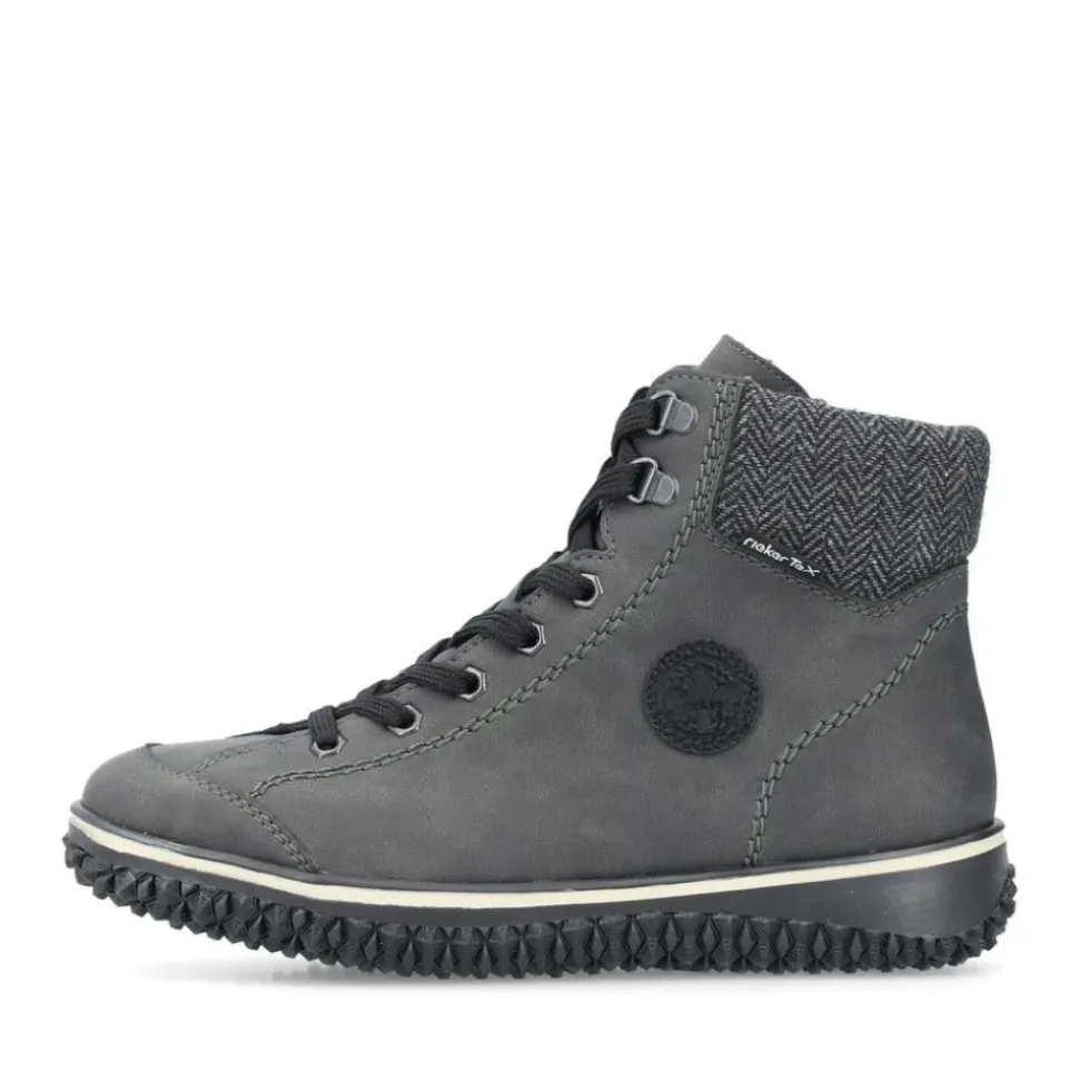 Rieker Schnüstiefelette grau TEX Menbran S24 Z4251-45
