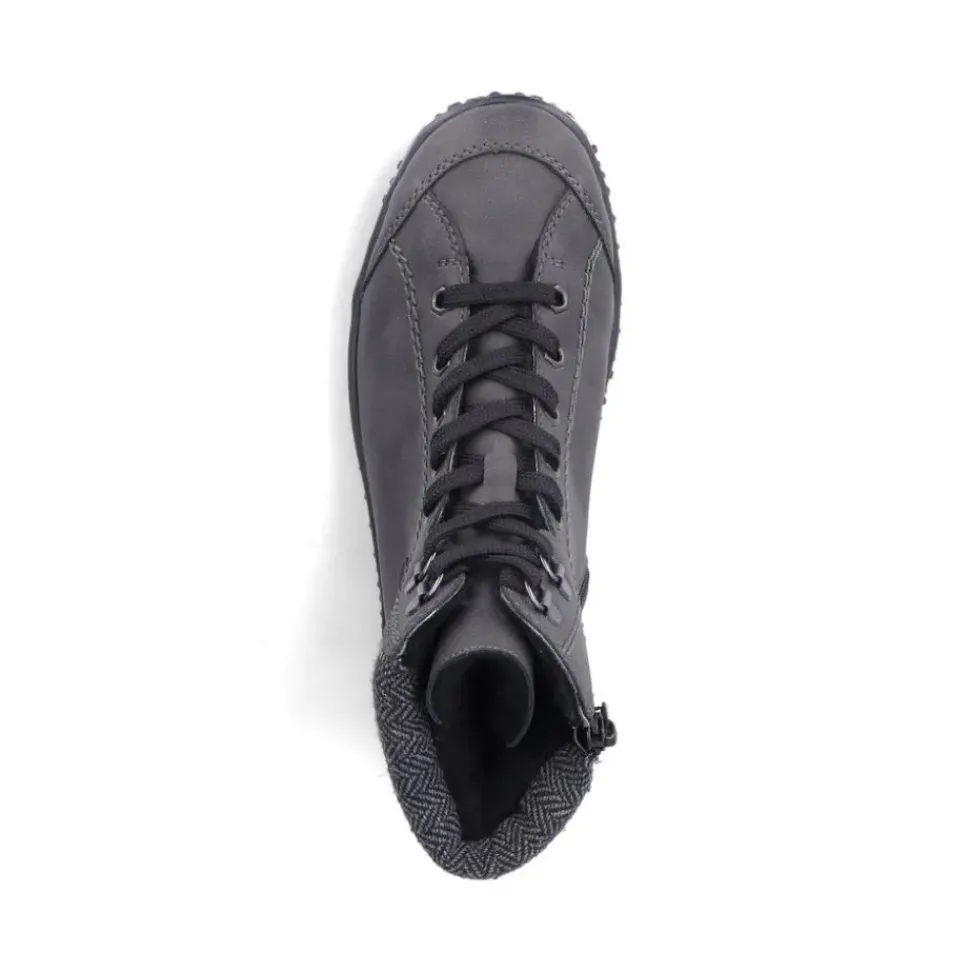 Rieker Schnüstiefelette grau TEX Menbran S24 Z4251-45
