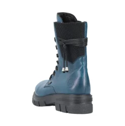 Rieker Schnurstiefel blau TEX Membran Y9118-14 24