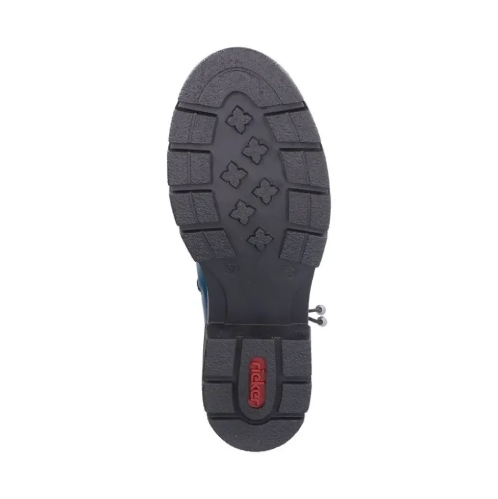 Rieker Schnurstiefel blau TEX Membran Y9118-14 24