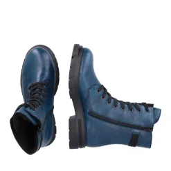 Rieker Schnurstiefel blau TEX Membran Y9118-14 24