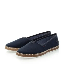 Rieker Slipper Antistress Gummizug blau M2278-14