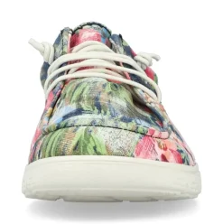 Rieker Slipper bunt gemustert - denimblau S14 44000-90