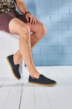 Rieker Slipper Gummizug blau B5265-14