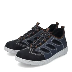 Rieker Slipper H - Weite extraweit blau S14 08665-14