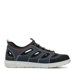 Rieker Slipper H - Weite extraweit blau S14 08665-14