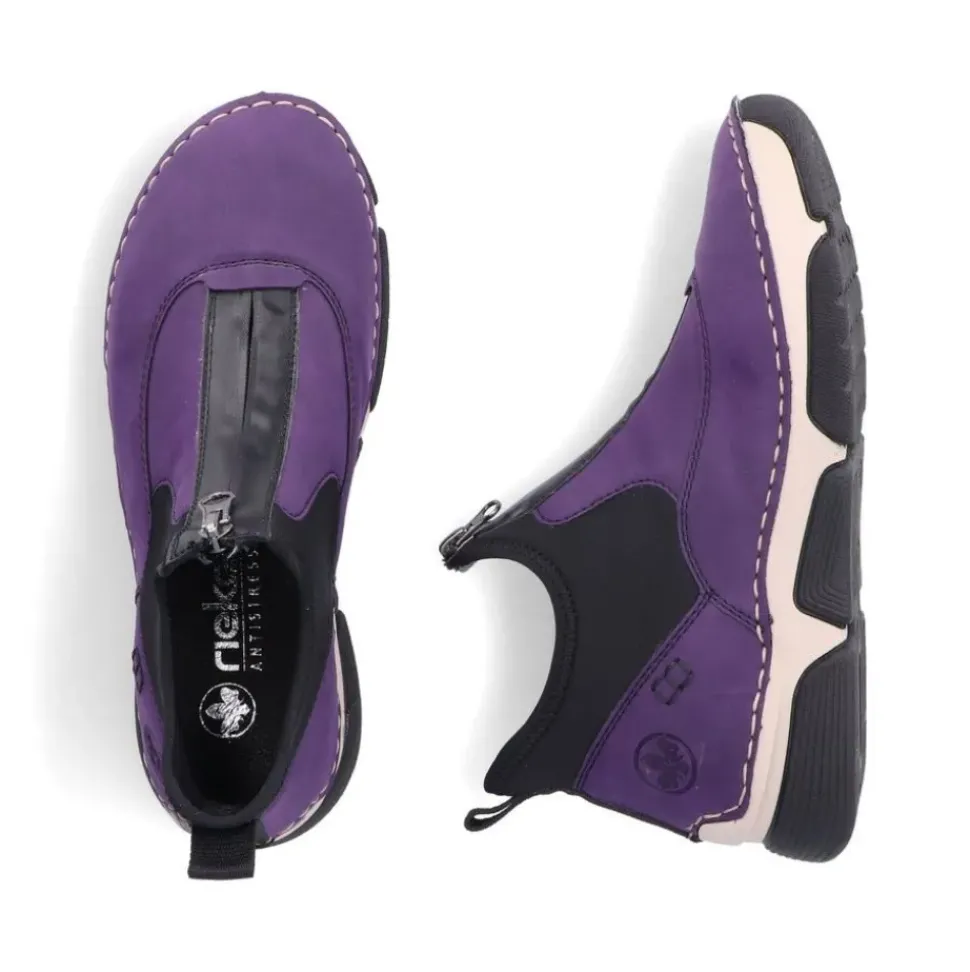 Rieker Slipper lila S24 45953-30
