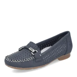 Rieker Slipper Loafer blau S14 40065-15