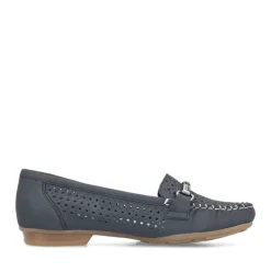 Rieker Slipper Loafer blau S14 40065-15