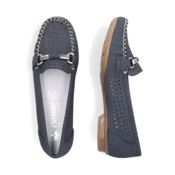 Rieker Slipper Loafer blau S14 40065-15