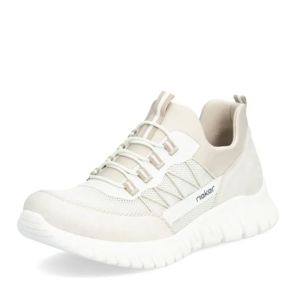 Rieker Slipper Sneaker beige / weiss S24 M5358-60