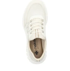 Rieker Slipper Sneaker beige / weiss S24 M5358-60