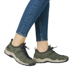 Rieker Slipper Sneaker grün S15 L0574-54
