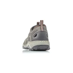 Rieker Slipper Sneaker Gummizug Trekking Antistress grau 08065-02