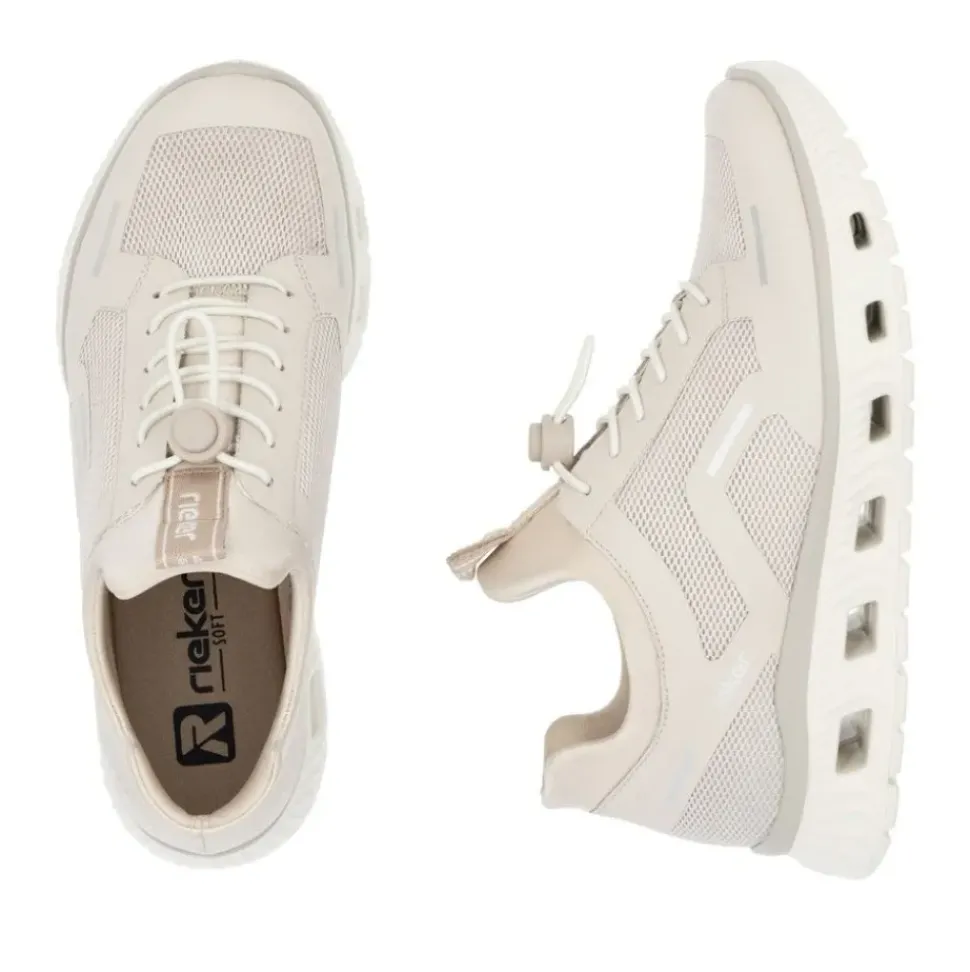 Rieker Slipper Sneaker weiß S24 M6064-60