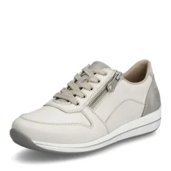 Rieker Sneaker Leder Extraweite cremeweiss S14 N1100-80