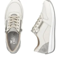 Rieker Sneaker Leder Extraweite cremeweiss S14 N1100-80