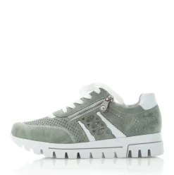 Rieker Sneaker Schnürer grün mint  L2807-52