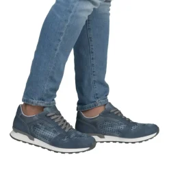 Rieker Sneaker Schnürschuh blau S15 U0312-12