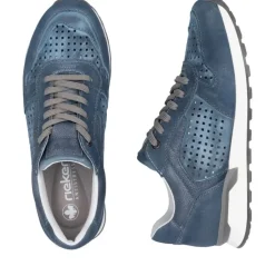 Rieker Sneaker Schnürschuh blau S15 U0312-12