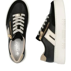 Rieker Sneaker schwarz Leder S15 M1912-00