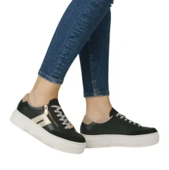 Rieker Sneaker schwarz Leder S15 M1912-00