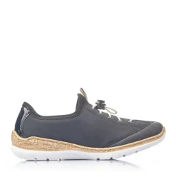 Rieker Sneaker Slipper Memosoft blau N4263-14