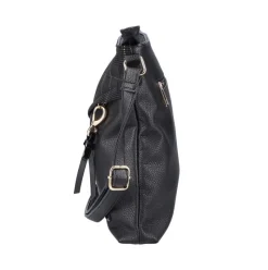 Rieker Umhängetasche Crossbody Bag Karomuster schwarz S22 H1040-00