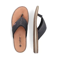 Rieker Zehentrenner Flip Flop anthrazit schwarz S14 21084-00