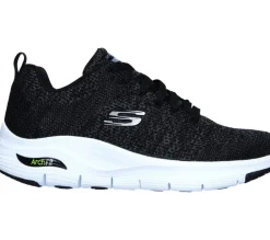 Skechers ARCH FIT PARADYME BKW Herren Sneaker Schnürung schwarz S23  232041