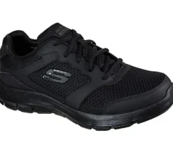 Skechers Flex Advatage 4.0 Herren Sneaker Sportschuh Memory Foam blau,schwarz S22 232225