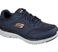 Skechers Flex Advatage 4.0 Herren Sneaker Sportschuh Memory Foam blau,schwarz S22 232225