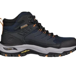 Skechers Herren Relaxed Fit: Arch Fit Dawson TEX - Raveno blau/schwarz S23 204634