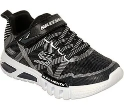 Skechers Lights Flex Glow - Sneaker schwarz und blau Blinker 90542L
