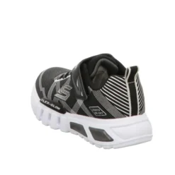 Skechers Lights Flex Glow - Sneaker schwarz und blau Blinker 90542L