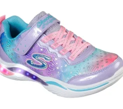 Skechers Power Petals Painted Daisy LVMT S- Lights  Sneaker Mädchen violett S12  20335L